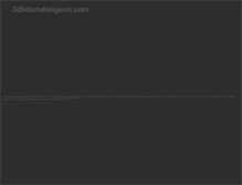 Tablet Screenshot of 3dbdsmdungeon.com